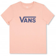 Koszulka damska Vans Wm Drop V Ss Crew-B różowy Peach Beige