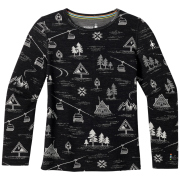 Dziecięca koszulka Smartwool Kids' Classic Thermal Merino Base Layer Crew czarny BLACK SKI DAY