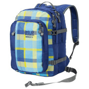 Plecak dziecięcy Jack Wolfskin Berkeley S niebieski BlueWovenCheck