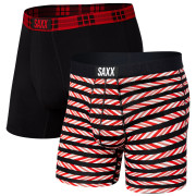 Bokserki Saxx Vibe Super Soft BB 2Pk czerwony/czarny MintyFresh/Black