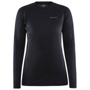 Damska koszulka Craft Core Warm Baselayer Ls czarny Black