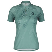 Koszulka kolarska Scott W's Endurance 30 SS jasnozielony northern mint/northern blue