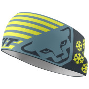 Opaska Dynafit Graphic Performance Headband niebieski/żółty 3161 - smoke blue/0720 FLAG
