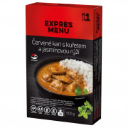 Gotowe jedzenie Expres menu Czerwone curry z kurczakiem i ryżem jaśminowym 500g