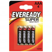 Baterie Energizer Eveready super AAA/4pack czarny