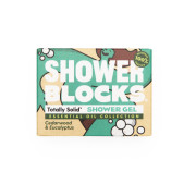 Żel pod prysznic Totally Solid Solid Shower Gel EO Range - Cedarwood & Eucalyptus niebieski