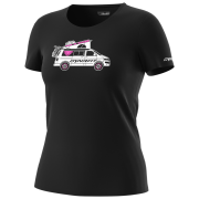 Koszulka damska Dynafit Graphic Co W S/S Tee czarny/szary black out/DYNAVAN