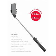 Selfie stick Swissten BLUETOOTH SELFIE STICK ALUMINUM TRIPOD PRO