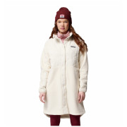 Kurtka zimowa damska Columbia Cloud Point Long Fleece beżowy Chalk