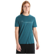 Męska koszulka Icebreaker Men Tech Lite II SS Tee Cadence Paths