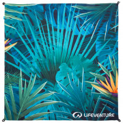 Koc piknikowy LifeVenture Picnic Blanket turkusowy Tropical