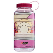 Butelka Nalgene Wide Mouth 1l Clear Stained Glass różowy clear