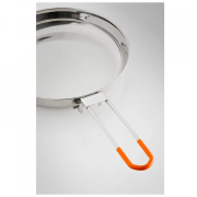 Zestaw naczyń GSI Outdoors Glacier Stainless Base Camper Medium