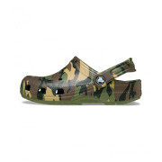 Kapcie dziecięce Crocs Classic Camouflage Clog Army Green/Multi