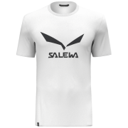 Koszulka męska Salewa Solidlogo Dri-Rel M S/S Tee biały 0010 - white