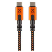 Kabel do ładowania i przesyłania danych Xtorm Xtreme USB-C PD cable (1,5m) czarny Black/Orange