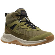 Buty dziecięce Keen Hightrail Mid Wp Youth Dark Olive zielony dark olive/martini olive