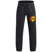 Spodnie dziecięce Under Armour UA B Rival FLC Graphics Jgr Anthracite szary Anthracite / / Outrageous Orange
