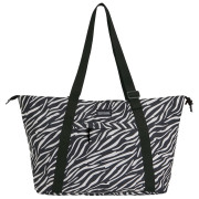 Torba plażowa Regatta Boulder Tote czarny/biały Black White Zebra