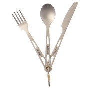 Sztućce Vango Titanium Cutlery Set srebrny Titanium