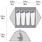 Namiot turystyczny MSR Elixir 4 Tent
