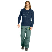 Koszulka męska Ortovox 185 Merino Brand Outline Ls M