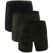 Męskie bokserki Under Armour Performance Cotton - Print 6" 3Pk