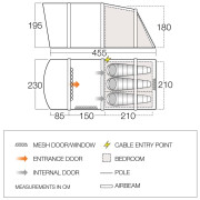 Nadmuchiwany namiot Vango Harris Air TC 350