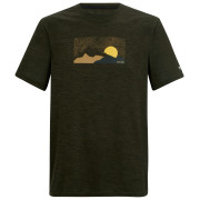 Koszulka męska Regatta Fingal ciemnozielony DkKhakiMrl