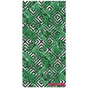 Ręcznik szybkoschnący Towee Monstera 80x160 cm biały/zielony Monster