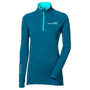 Bluza damska Progress Tispa Zip Merino petrol petrol