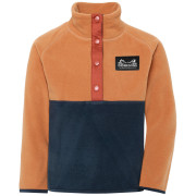 Bluza dziecięca Didriksons Monte Kids Half Bu 6 Almond Tree pomarańczowy/niebieski Almond Tree