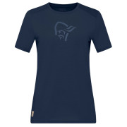 Koszulka damska Norrona femund equaliser merino T-shirt ciemnoniebieski Indigo Night