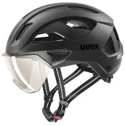 Kask rowerowy Uvex Stride Visor czarny black matt
