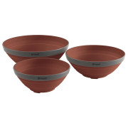 Zestaw misek Outwell Collaps Bowl Set brązowy Terracotta