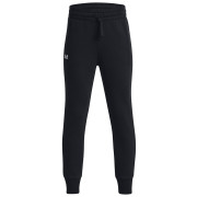 Dziecięce spodnie dresowe Under Armour Rival Fleece Joggers Black Girls czarny Black