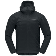 Kurtka męska Norrona falketind aero60 Zip Hood czarny Caviar Black