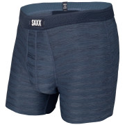 Bokserki Saxx Hot Shot Boxer Brief Fly niebieski DarkDenimHeather