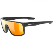Okulary przeciwsłoneczne Uvex LGL 51 czarny/pomarańczowy Black Mat/Mirror Red