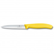 Nóż do warzyw Victorinox ząbkowany 10 cm żółty