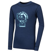 Dziecięca koszulka Sensor Merino DF Planet Deep Blue ciemnoniebieski Deep Blue