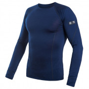 Męska koszulka Sensor Merino Wool Active dł.r. ciemnoniebieski Deep Blue
