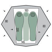 Namiot turystyczny Pinguin Aero 3 DAC