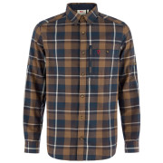 Koszula męska Fjällräven Fjällglim Regular Shirt M brązowy Wood Brown-Black Oak