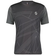 Męska koszulka kolarska Scott M's Trail Flow czarny/szary black/dark grey
