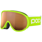 Dziecięce gogle narciarskie POC POCito Retina jasnozielony Fluorescent Yellow/Green/Partly Sunny Light Orange