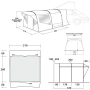 Przedsionek Easy Camp Wimberly