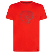 Koszulka męska La Sportiva Cross Section T-Shirt M czerwony Poppy