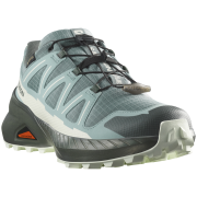 Damskie buty do biegania Salomon Speedcross Peak Gore-Tex zielony Trooper / Tourmaline / Clearly Aqua