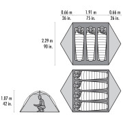 Namiot turystyczny MSR Hubba Hubba HD 3P